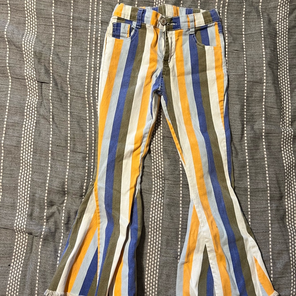 Girl boutique flare leg bottoms